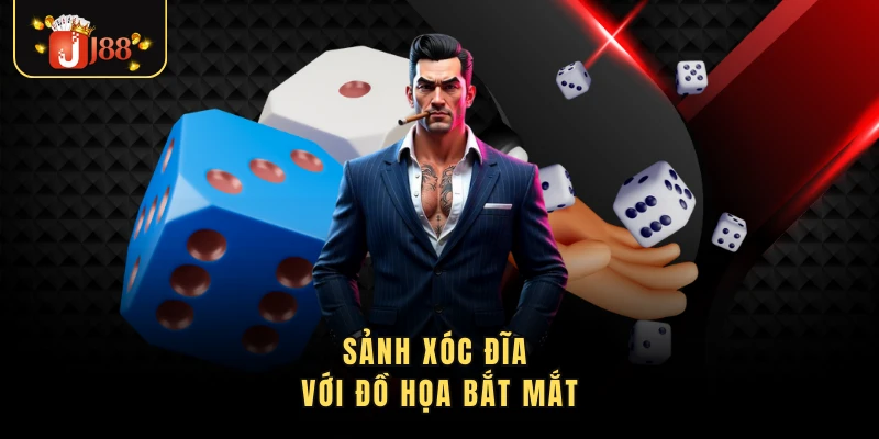 Sảnh xóc đĩa với đồ họa bắt mắt